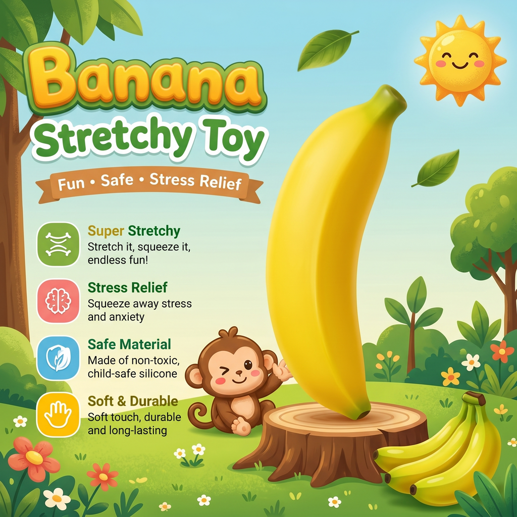 Banana Squeeze Toy