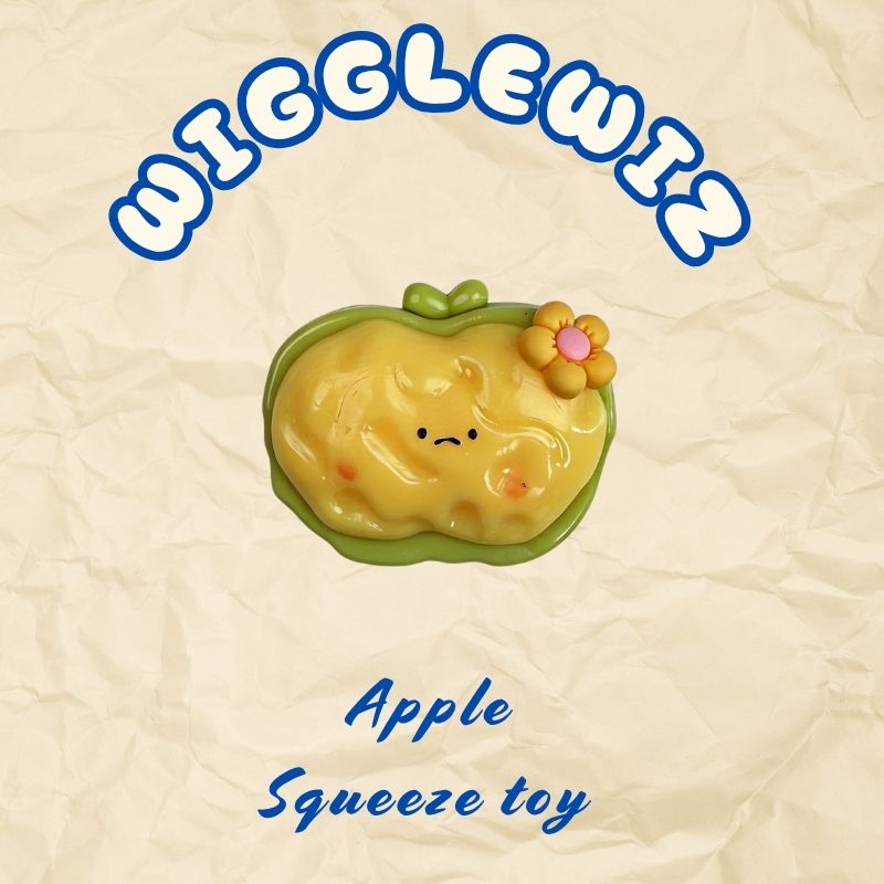 Soft & Cute Apple Squishy Toy – Slow Rebound Stress Relief, Creative Desk Decor Gift