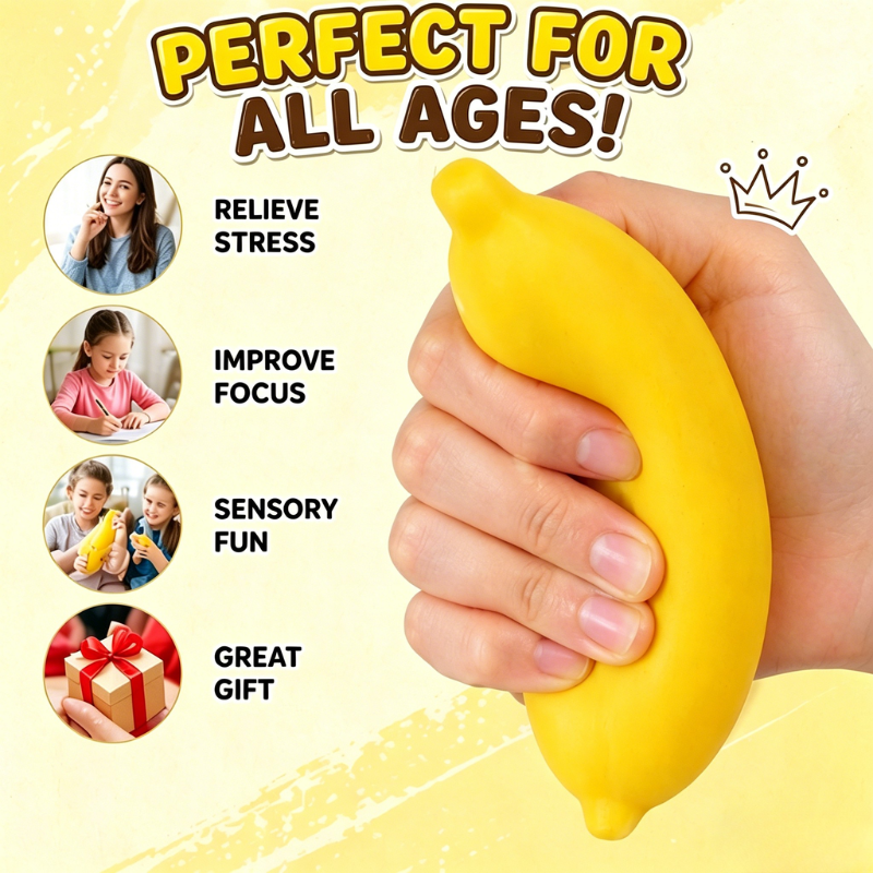 Banana Squeeze Toy